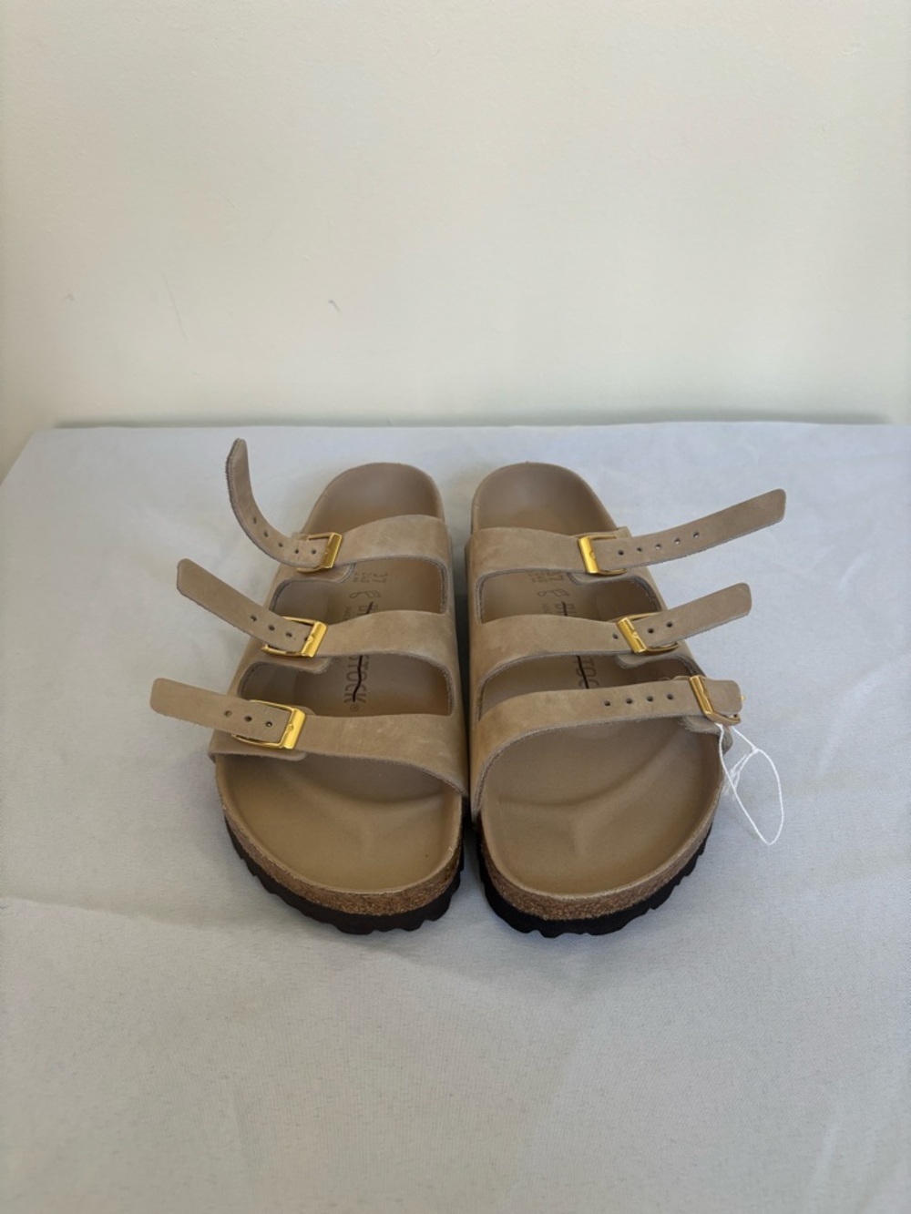 Birkenstock Florida Sandals Sandcastle Sz6 Eu37 New Regular Fit